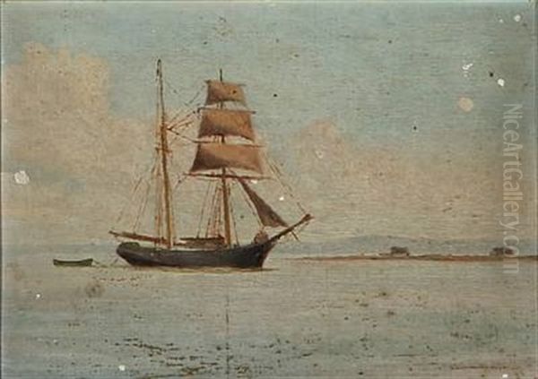 A Brig Near A Coast - view 1