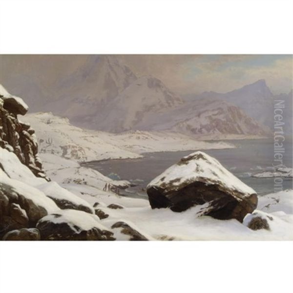 Udsigt Over En So Pa Gronland (view Across A Lake In Greenland) - view 1