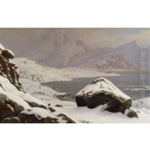 Udsigt Over En So Pa Gronland (view Across A Lake In Greenland)