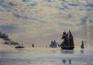 Sejlskibe Pa Havet Sejlskibe Pa Havet