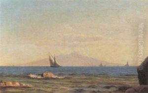 Sejlskibe I Middelhavet by Carl (Jens Erik C.) Rasmussen