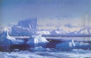 Saelfangere Pa Jagt Mellem Isbjerge, Gronland