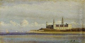 Parti Fra Oresund Med Kronborg