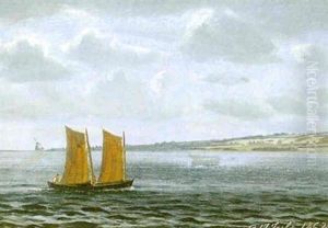 Marine, Sejlskib Pa Havet Udfor Aero