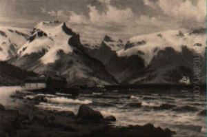 Fjordlandschaft by Carl (Jens Erik C.) Rasmussen