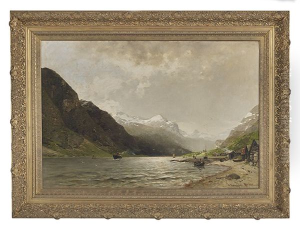 Coastal Village By The Fjord - view 1