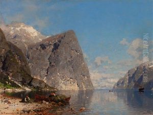 Fjord by Georg Anton Rasmussen