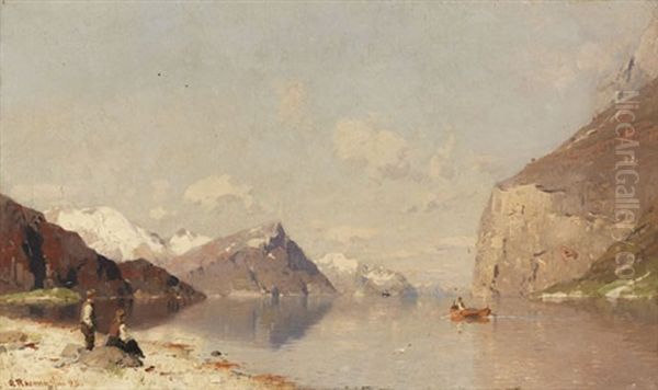 Norwegische Fjordlanschaft - view 1