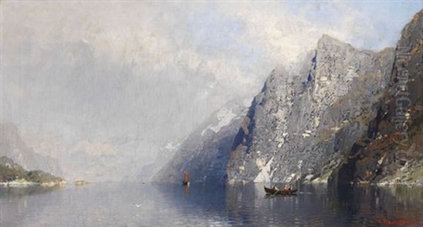 Norwegische Fjordlandschaft - view 1