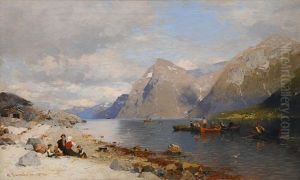 Fishermen In The Fjord