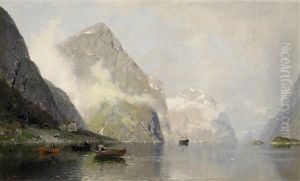 Sommertag Im Fjord by Georg Anton Rasmussen