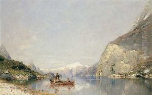 Fruhling Im Sognefjord by Georg Anton Rasmussen