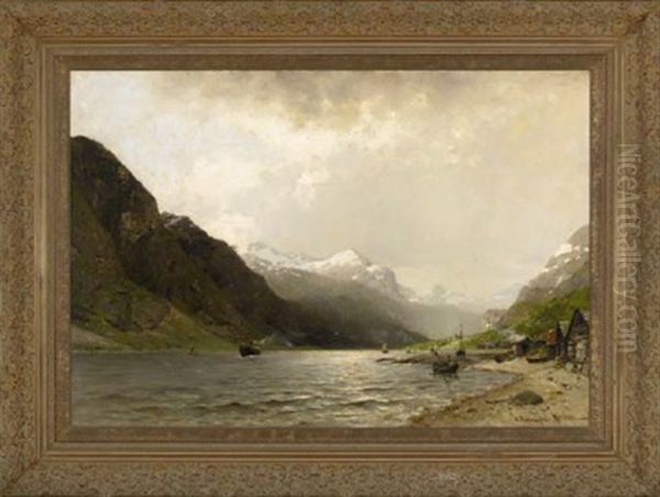 Coastal Village By The Fjord - view 1