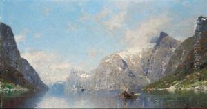 Fjordlandschaft by Georg Anton Rasmussen