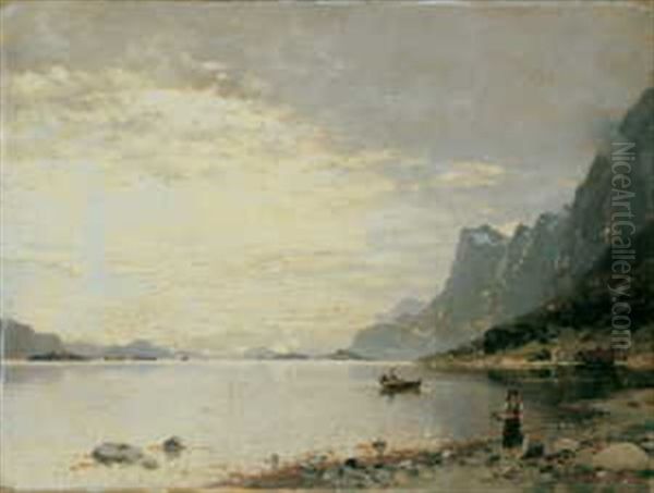 Norwegische Fjordlandschaft - view 1