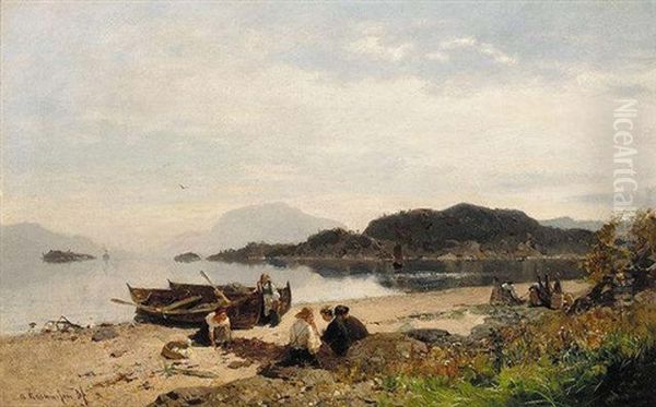 Pa Stranden (a Rest On The Beach) - view 1
