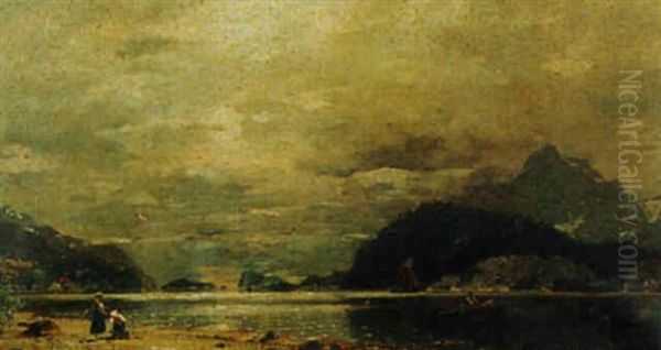 Evening Light On A Fjord - view 1