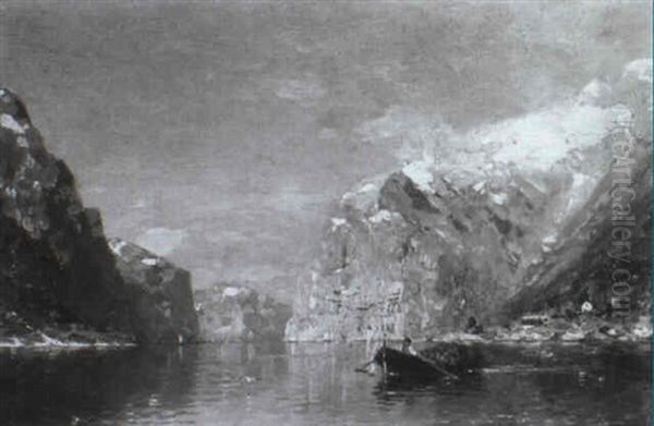 Sommertag In Einem Norwegischen Fjord - view 1