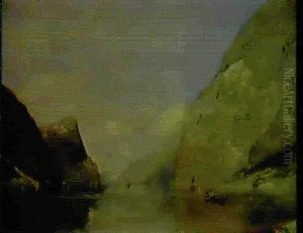 A Norwegian Fjord Scene - view 1