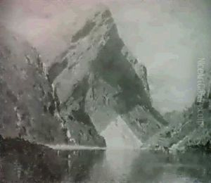 Fjordlandskab by Georg Anton Rasmussen