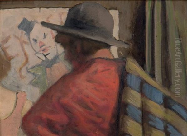 Le Clown (recto) Portrait D'homme (verso) - view 1