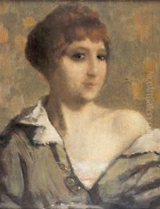 Portrait De Jeanne by Armand Rassenfosse