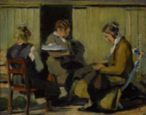 Interieur Mit Drei Frauen by Lars Soren Jensen Rastrup