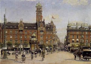 Parti Fra Radhuspladsen by Lars Soren Jensen Rastrup