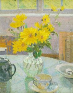 Still-life On A Kitchen Table by William Ratcliffe