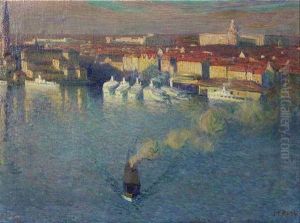 Hafen Von Stockholm by Heine Rath