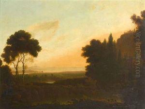 Figures And Animals In A Coastal Landscape