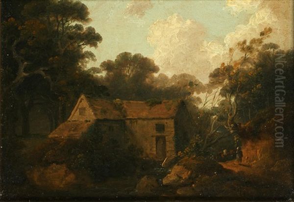 Ash (or Ask) Mill, Borrowdale, Cumberland - view 1