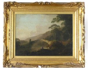 Wooded River Landscapes (pair) by John Rathbone