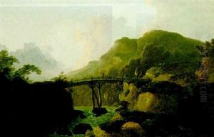 Landscape With Figures On A Bridge
