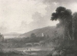 Extensive Wooded River Landscapes by John Rathbone