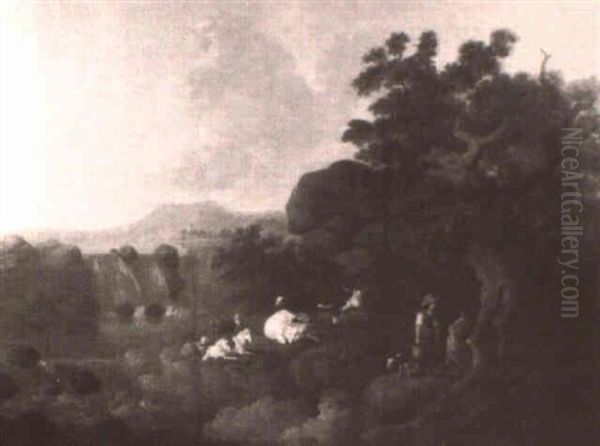 Landscape With Cows And Figures - view 1