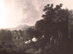 Landscape With Cows And Figures