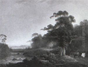 Landscape With Figures By A River