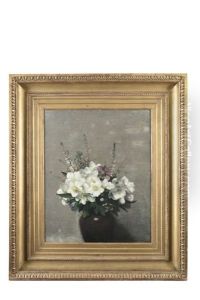 Christmas Roses And Other Flowers In A Vase by Willem Rathjens