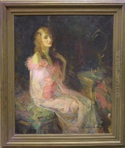 Woman In A Pink Robe Woman In A Pink Robe