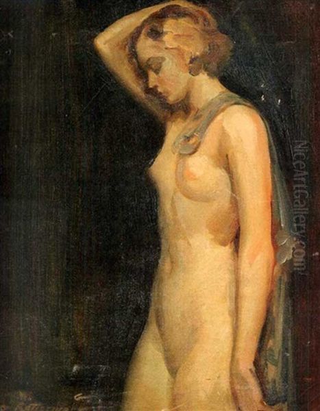 Female Nude Standing - view 1