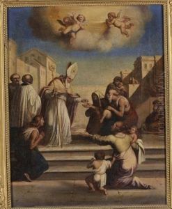 L'elemosina Di San Martino by Giovanni Agostino Ratti