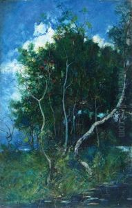 Swan Island, Loch Ard by Alexander Wellwood Rattray