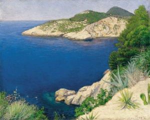 Mediterran Tengerpart (mediterranean Seaside) by Peter Ratz