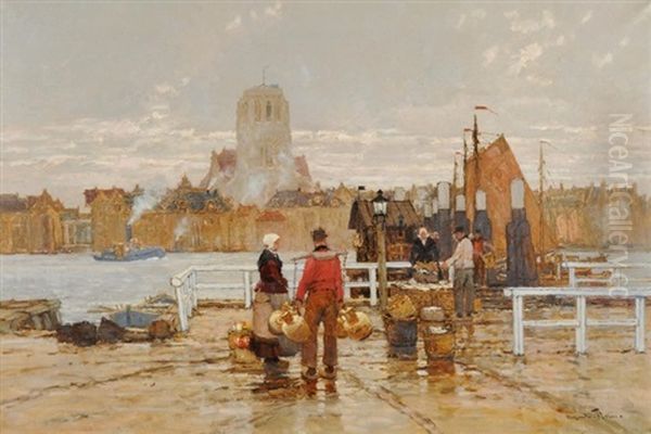 Fischmarkt Im Hafen Von Zierikzee - view 1