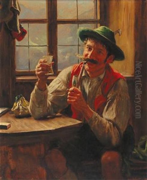 Young Farmer With Pipe - view 1