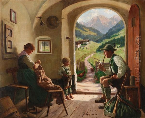 Idyllic Family Scene - view 1