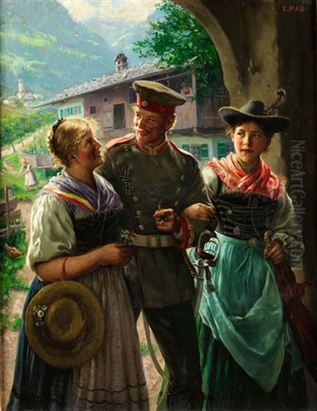 Heimkehr Des Jungen Soldaten Im Bayerischen Oberland - view 1