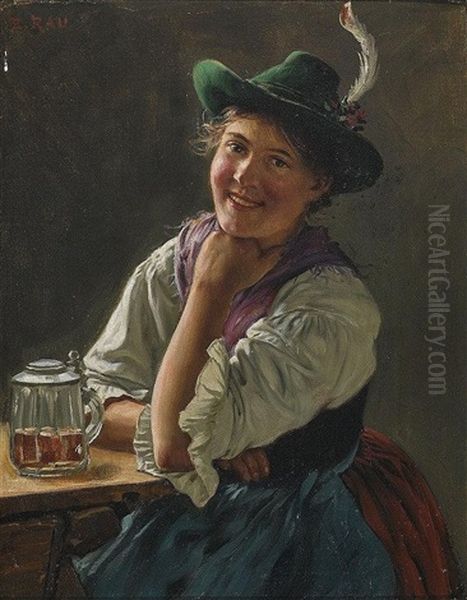 Dirndl Mit Bierkrug - view 1