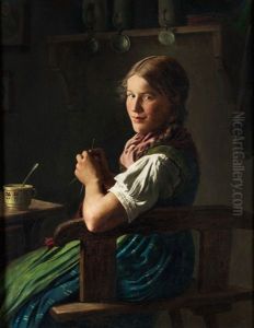 Dirndl Beim Stricken Dirndl Beim Stricken